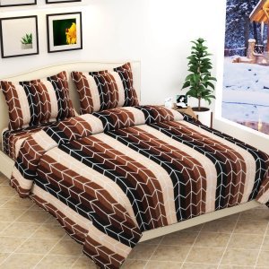 Buy Warm Fleece Bedsheets For Winter With 2 Pillow Covers