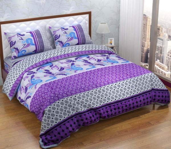 Winter Bedsheet With Pillow Cover