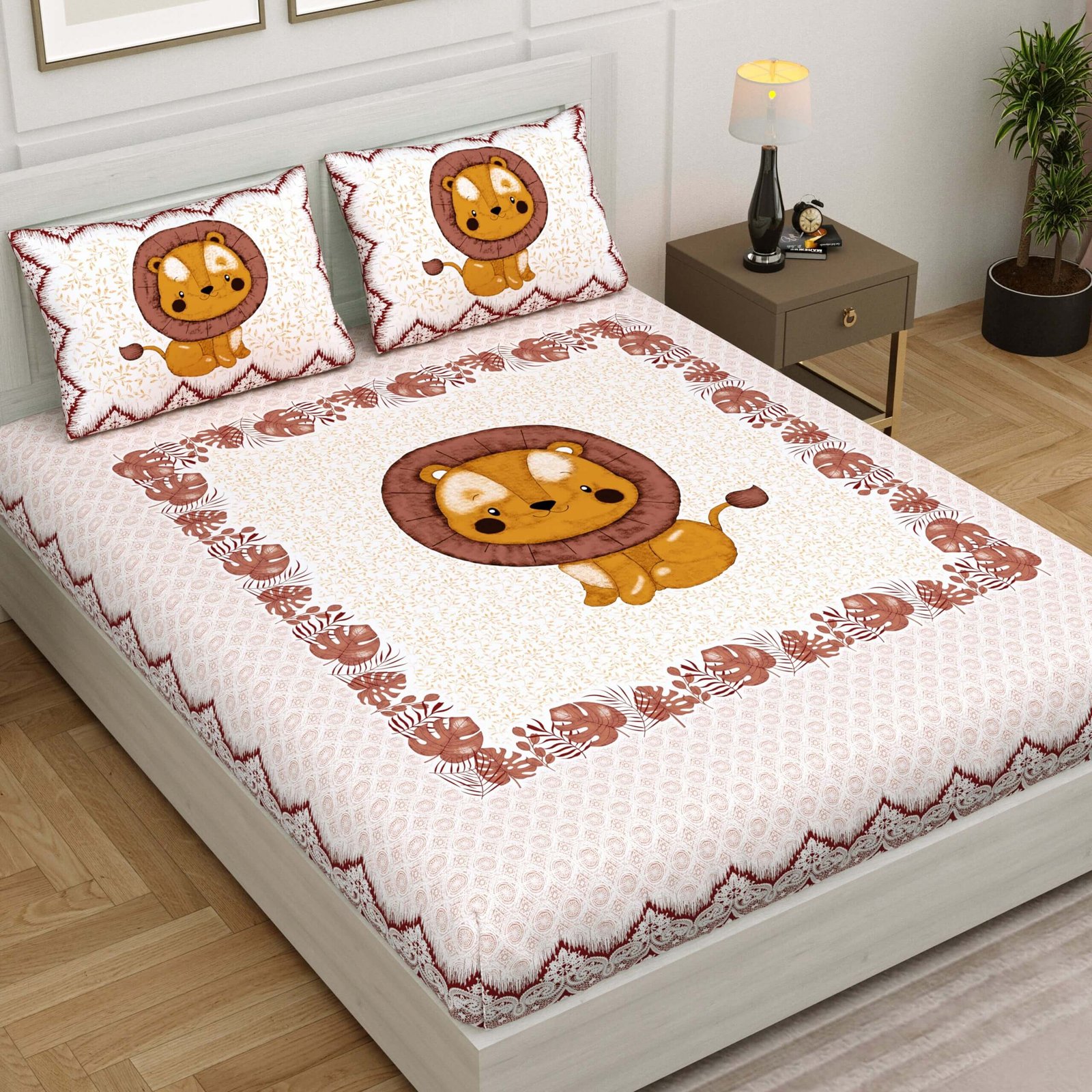 Buy 100 % Pure Cotton Bedsheets For Kids